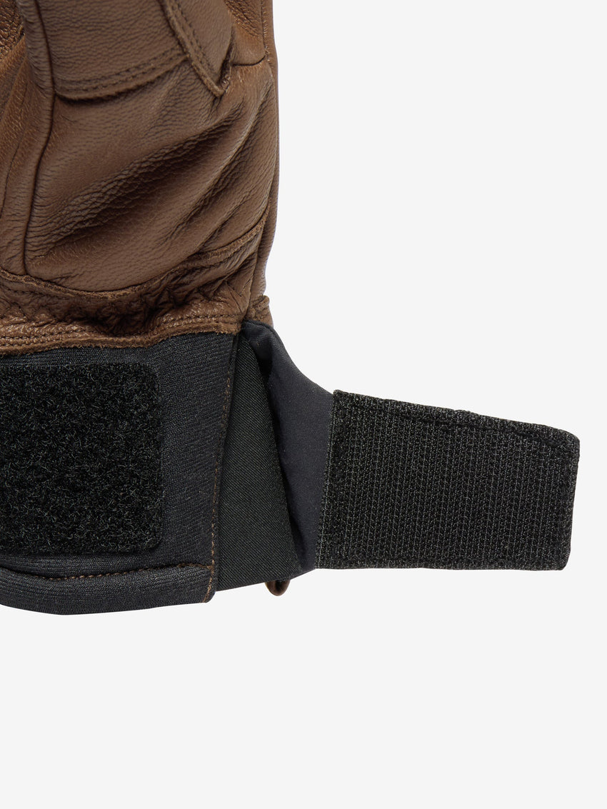 Leather 3-finger Formfitting Gloves