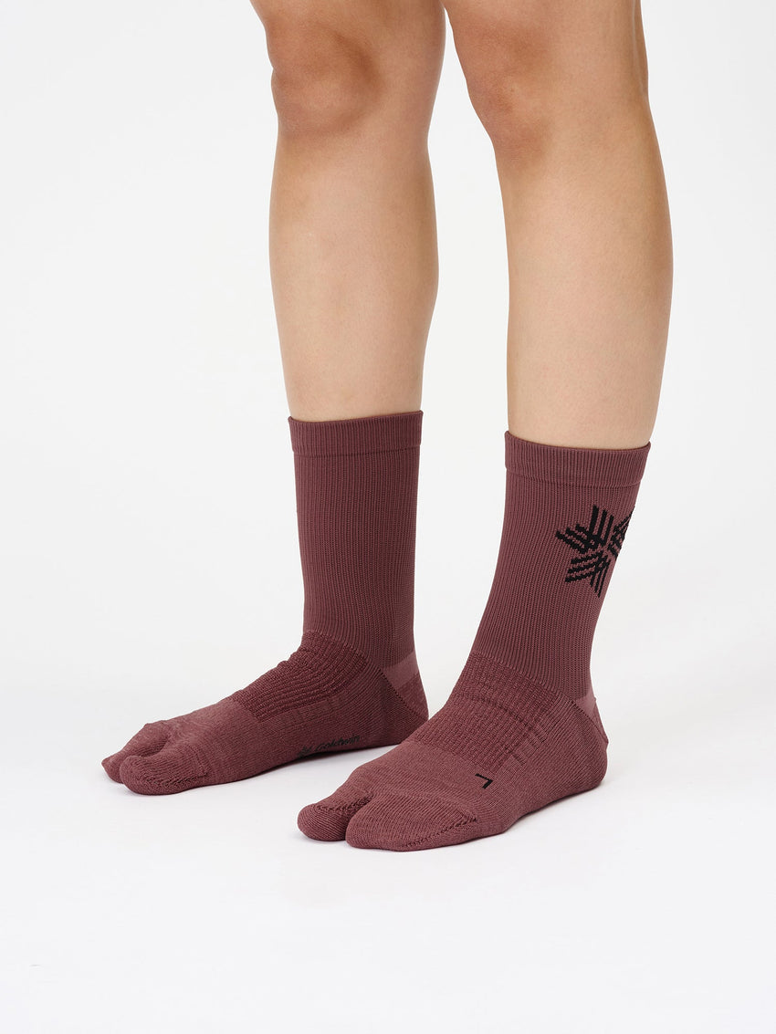 Paper Fiber Tabi Mid Cut Socks