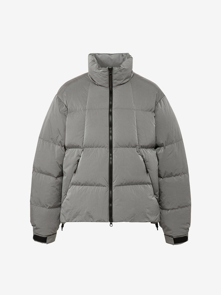 Dope Dyed Ripple Nylon Down Jacket
