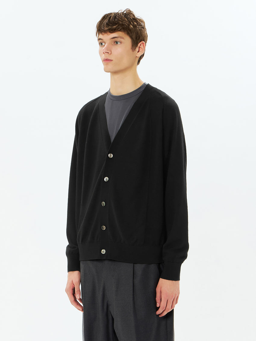 Wool x Brewed Protein Wholegarment Cardigan