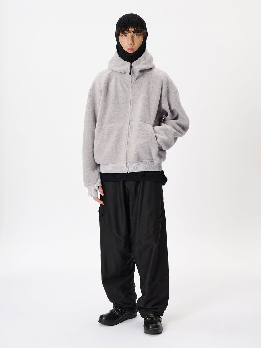 Goldwin 0 Cotton Silk Blend Helicoid Wide Pants